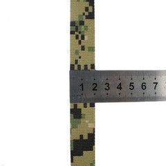 1M Digital Camouflage Webbing Non-elastic Edging Strips 2.0/2.5/3.8/5.0cm Width
