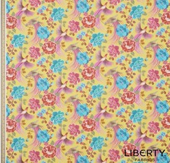 LIBERTY OF LONDON Paradise Shawl Bird Print Tana Lawn Cotton Fabric 26-LL09