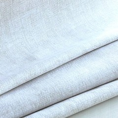 White Color Basket Weave Pattern Fabric – Sold by the Yard