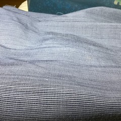 New Fabric, 6 Yards,20 Inches By 56 Wide , Dark Blue Osnabury Fabric.