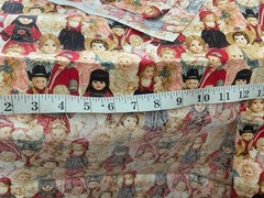 Vintage Doll Dolls Patty Reed for Fabric Traditions Cotton 36″ x 32″