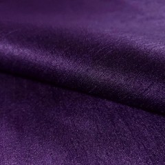 DARK PURPLE BLACK TWO TONE FAUX SILK POLY DUPIONI FABRIC 58″ BY THE YARD
