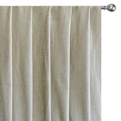 54″ Wide Ivory Jute Fabric By The Yard, Upholstery Textured For Furnishings