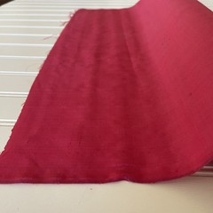 SILK Red-Pink , FABRIC 10 Yards x 21 Inches Wide or 360 Inches x 21 Wide