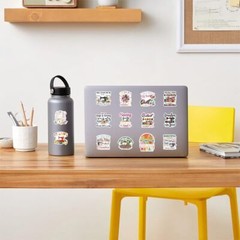 50Pcs Sewing Machine Stickers Quilting Theme Waterproof New2 Sewing/Quilting