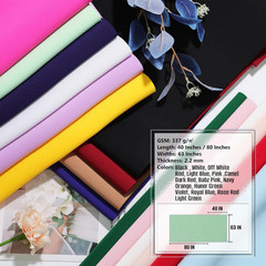 Scuba Knit Fabric Neoprene Fabric Polyester Spandex Fabric Suitable for Skirt Ja