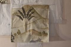 Clarke & Clarke Sahara Embroidered Desert Oasis Scene Various Colors and Sizes