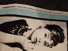 46 X 43 Vintage Audrey Hepburn Hollywood Icons Cinema 1985 Robert Kaufman Fabric
