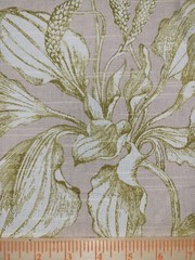 Oliver in Herbal BTY Richloom 100% Cotton Slub 54″ Wide Floral Leaf