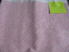 3 YARDS OF PRETTY IN PINK AND WHITE FLORAL 100% COTTON 44′ WIDE