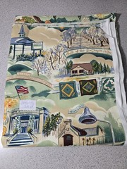 Hoffman California Fabrics Cloth And Quilts Screen Print Hershey Center 2.9 Yard