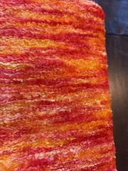 70s Retro Sunset Fabric 2.5 Yds x 60″ Shaggy Chenille Tweed Blanket Sweater Knit