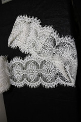 Rare Vintage Cotton Nylon Lace NOS 9″ Across Natural Color by the Yard