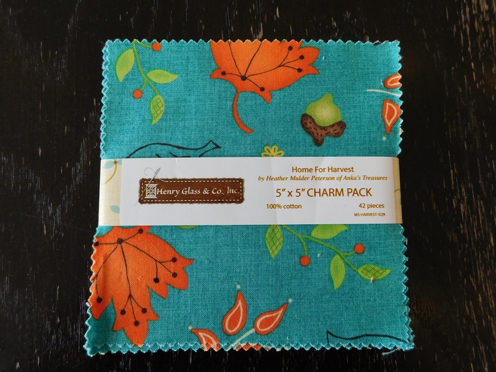 Henry Glass Home For Harvest 5×5 Charm Pack Quilting Fabric 42pcs Cotton Precut