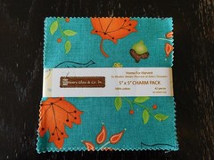 Henry Glass Home For Harvest 5×5 Charm Pack Quilting Fabric 42pcs Cotton Precut