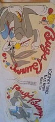 “Looney Toons Bugs Bunny” by Warner Brother Fabric Pillow Cut-Out Vintage 1981