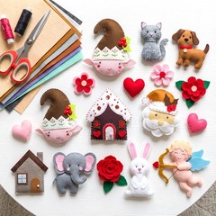 100 Pcs 8 x 12 Inches Felt Fabric Sheet for Craft Thin Soft 20 Colors Felt Sh…