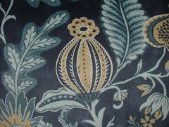 2 Metres iLiv Cantaloupe Navy Velvet Curtain Upholstery Cushion Blind Fabric