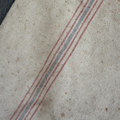 Vintage Ames Seamless Old Heavy Canvas Style Stripe Seed Sag or Bag