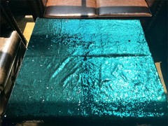 penepico Sensory Fabric Dark Green Silver 5 yd Sequins