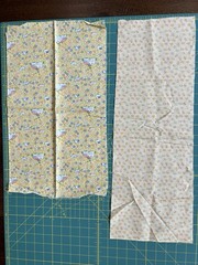 1930’s Vintage Feedsack Fabric-Over 1.5 Yards Total- Yellow Reproduction- VTG