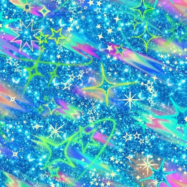 BTY Oasis Fabrics SHOOTING STARS Blue Print 100% Cotton Quilt Fabric by the Yard