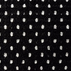 BLACK WHITE SWISS DOT TWEED FABRIC 58″ BY THE SMAL POLKA DOT FASHION FABRIC