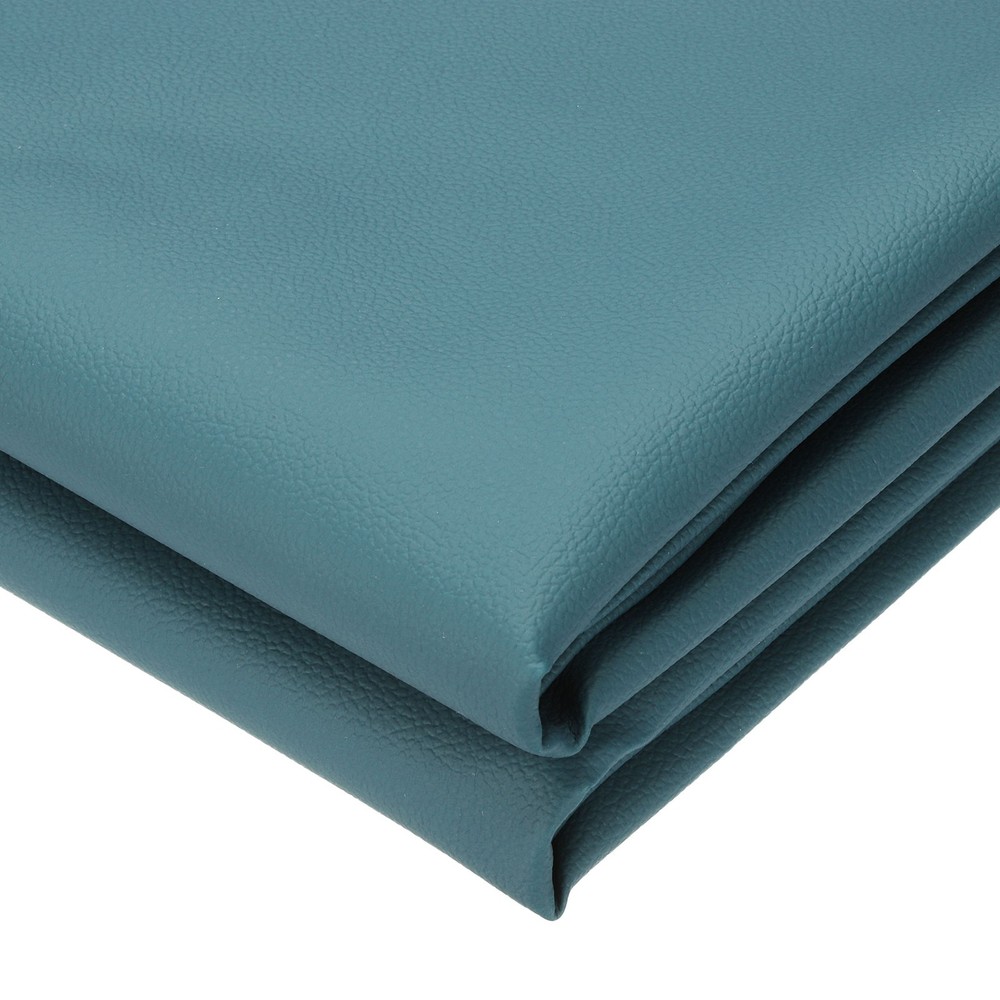 63×39.4in Faux Leather Sheets, Faux Leather Fabric Vinyl PU, Peacock Green