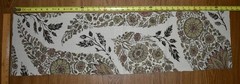 Raoul KASHMIR — DRIFTWOOD 100% Linen Print Fabric LOT of 4 LARGE REMNANTS
