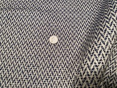 1.25 yards KRAVET DESIGN 36418.50 Chevron Navy Performance Crypton Home Fabric