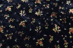 2.8 yd/ Vintage Mulberry Silk Velvet Devore Fabric Luxury Uzbek Oriental Textile