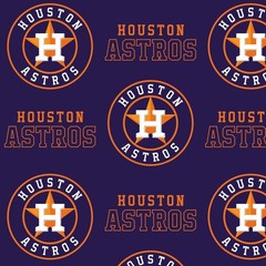 Houston Astros MLB Fleece Fabric – 58″ Wide – Sold by The Yard & Bolt