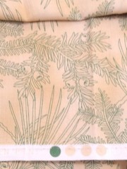 100% cotton Christmas quilt fabric Hoffman International green pine needles 2+yd