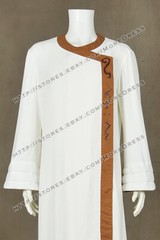Sybok Cosplay Costume For Star Trek V The Final Frontier Robe Linen White