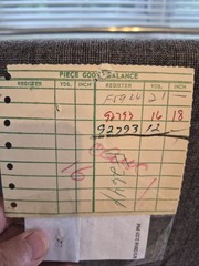 Rare Vintage Worcester Textile Co. Worsted Wool Blend Fabric, 1 yrd