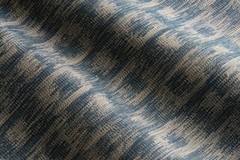 Perennials Outdoor Geo Ikat Weave Uphol Fabric Stepping Stones Bluestone 2.60 yd