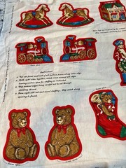 VTG “Old Fashioned Toys,” VIP for Cranston Panel 100% QuiltCotton SoftPREWASHED