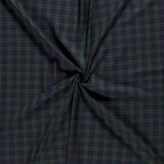 Scottish Tartan Check Fabric Material – BLACKWATCH