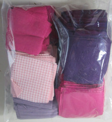 Quilting Squares 9 lbs Solid Multicolor Cotton Fabric Crafts Sewing 1000+ pcs