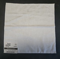 Fabric SAMPLE #21 Great for Crafts / Crazy Quilting Please Read! “Diva 1” White