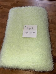 Fabric Lime Green Soft And Fuzzy 1 Yard X 56” Wide