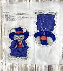 VINTAGE SPRING MILLS MOUSE PATTERN FABRIC 7570