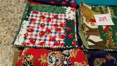 LARGE LOT OF COTTON CHARM SQUARES 4″ ASSORTED COLORS & DESIGNS LOT#289
