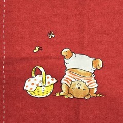 Bobbi’s Picnic Monica Maas Stof 16-65 Faux Patchwork Panels Blocks Fabric 1.4 YD