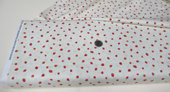 Timeless Treasures quilt-craft fabric MINI STRAWBERRIES cream 2 yds (cd-3407)