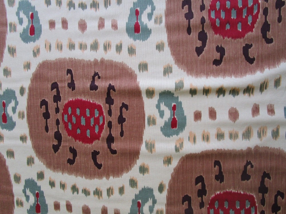 SAMARKAND Suzani Print Brunschwig & Fils Linen Blend fabric 63″L x47″ w