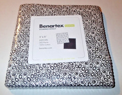 BENARTEX KANVAS COTTON FABRIC ~ DOMINO EFFECT ~ 5″ X 5″ PACK ~ 42 PIECES *NEW