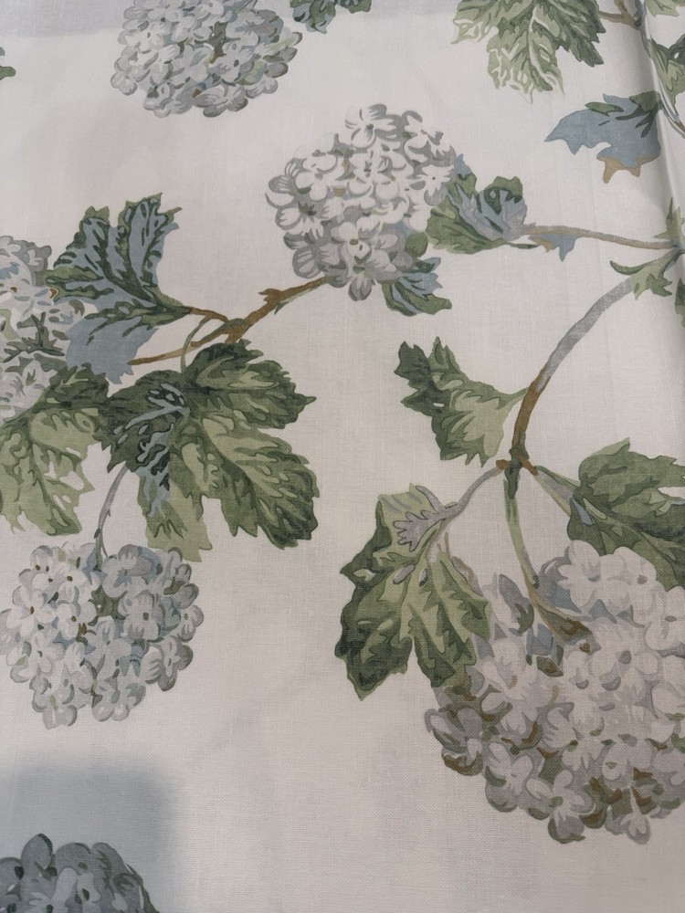 Thibaut Anna French Linen Sussex Hydrangea Fabric 1/2 yard