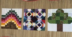Lot of 12 Quilt Squares Machine Sewn 12” X 12”