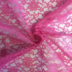 Raschel Lace Fabric 60″ Wide Polyester French Floral by The Yard